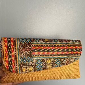 Authentic African Patterned Clutch